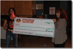 Silent Auction and Dance Cheque